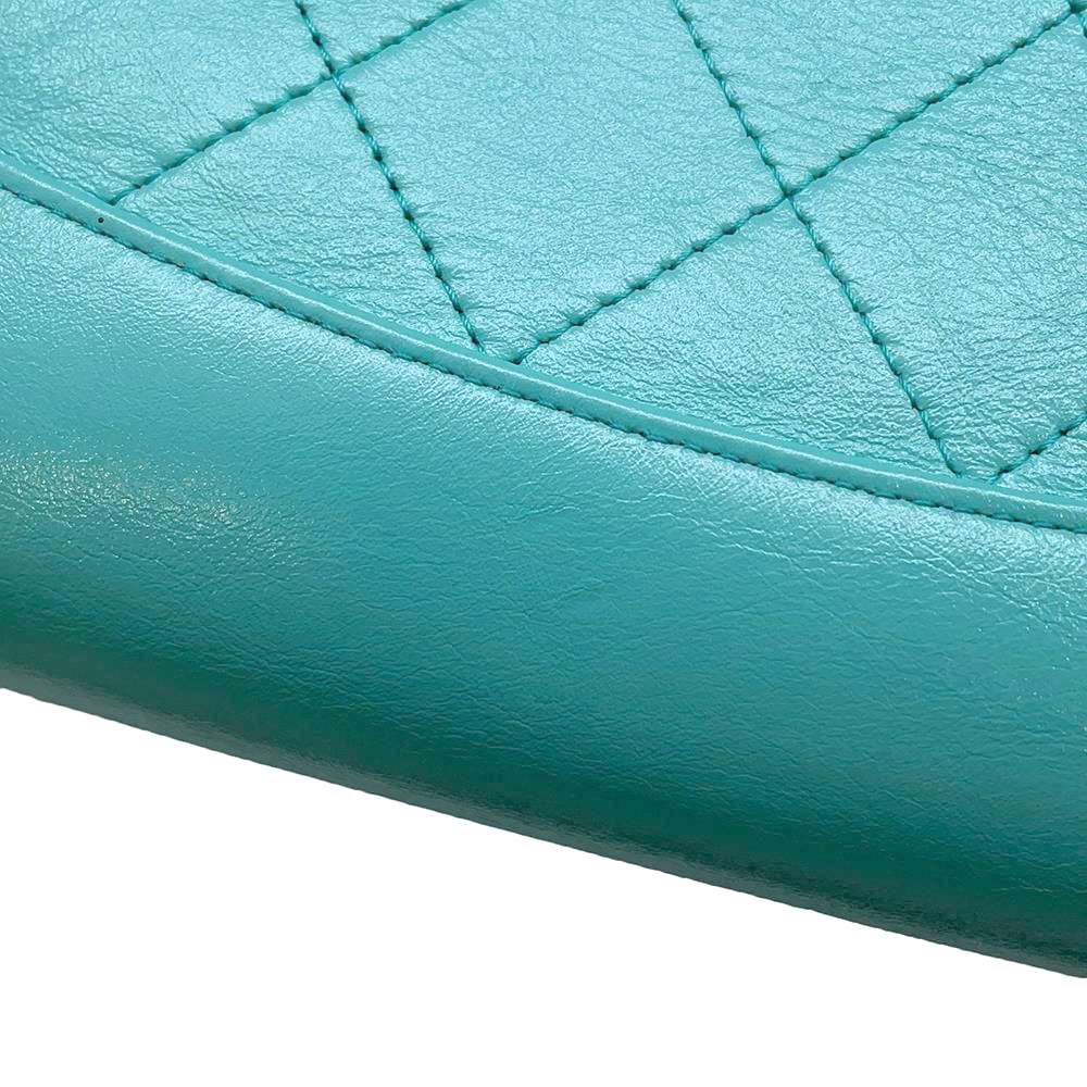 CHANEL CHANEL31 Mini Shopping Bag Turquise BlueAP3656 Calf Leather