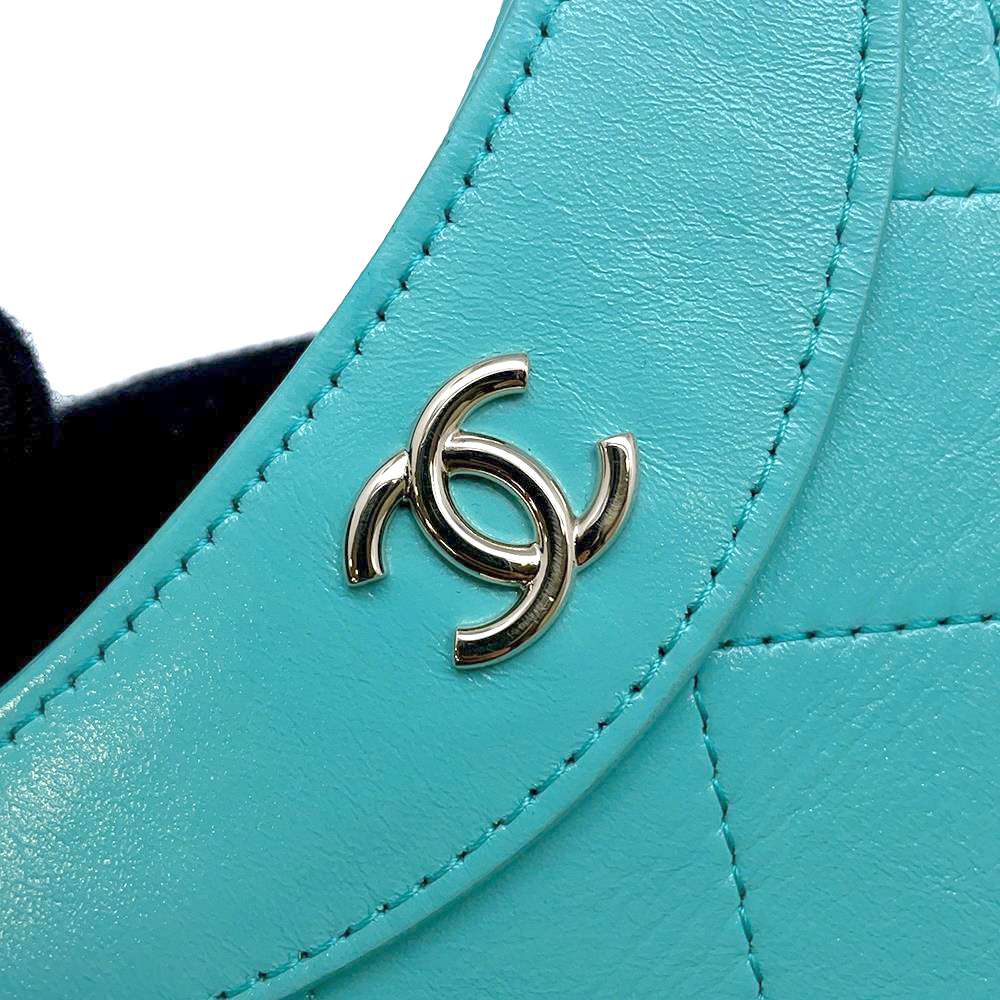 CHANEL CHANEL31 Mini Shopping Bag Turquise BlueAP3656 Calf Leather