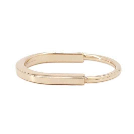 TIFFANY&Co. Padlock Bangle Bracelet Size Small70185482 18K Pink Gold