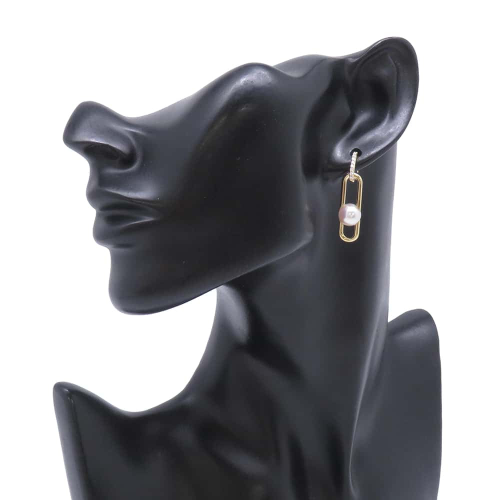 TASAKI Fine Link EarringsE-4225-18KYG 18K Yellow Gold