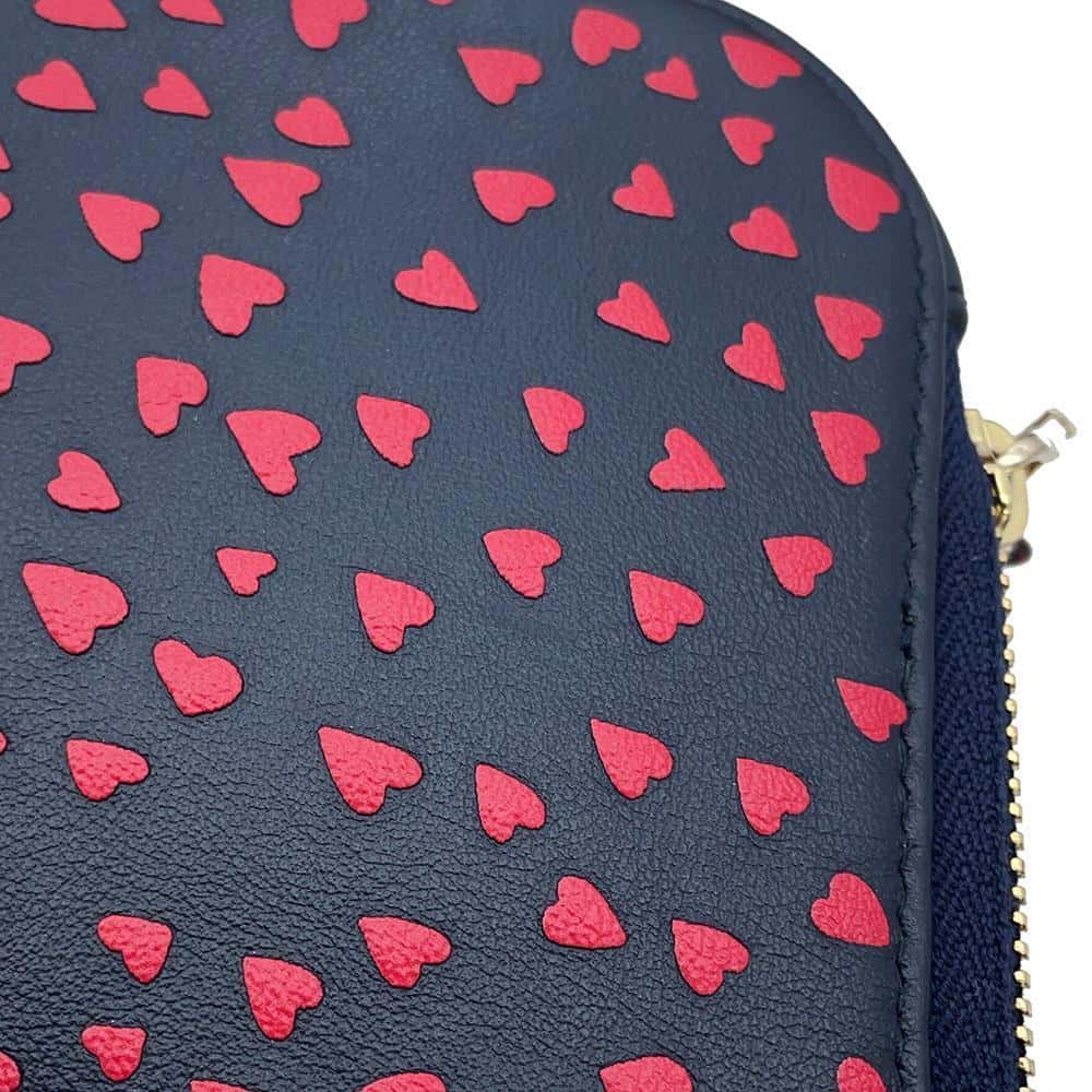 Dior Phone holder I LOVE Paris Navy/Red Leather