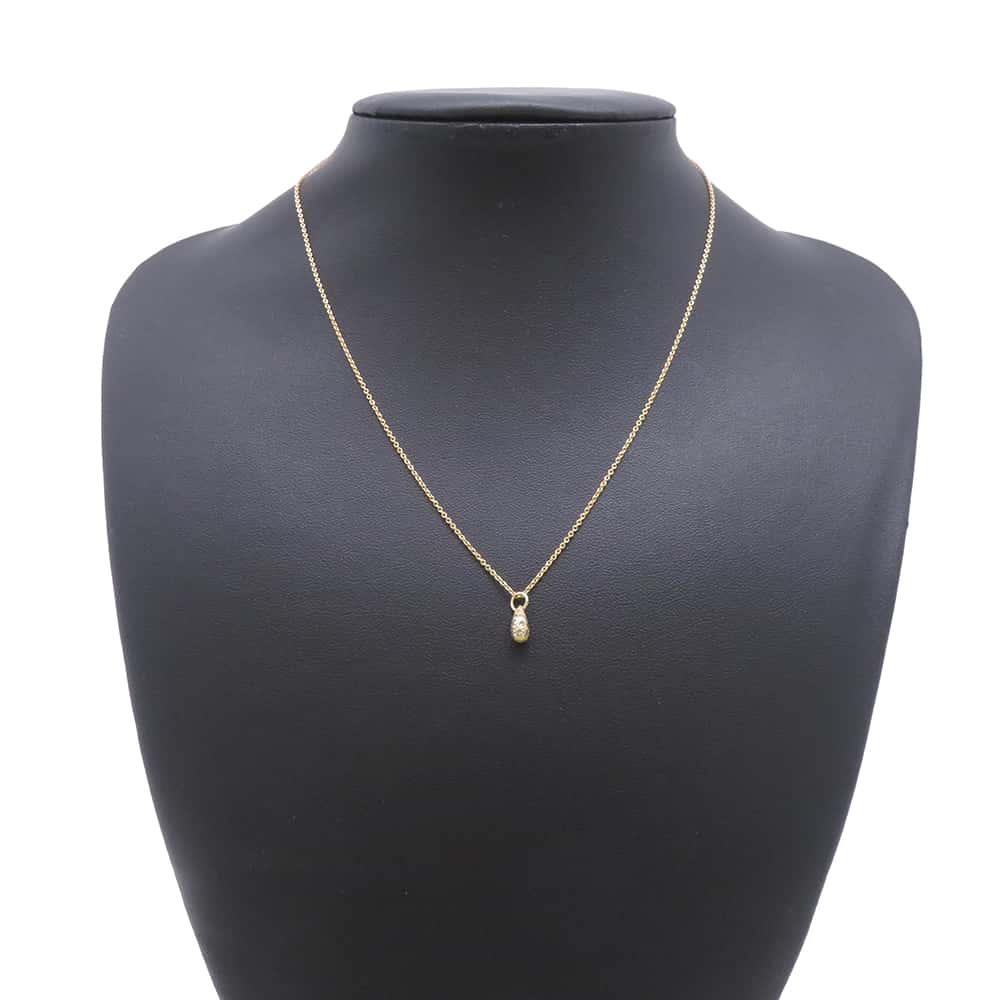 TIFFANY&Co. Teardrop Necklace 18K Yellow Gold