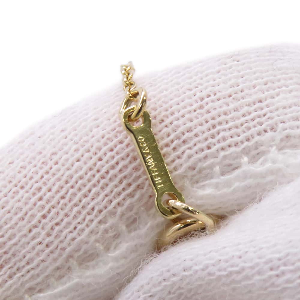 TIFFANY&Co. Teardrop Necklace 18K Yellow Gold