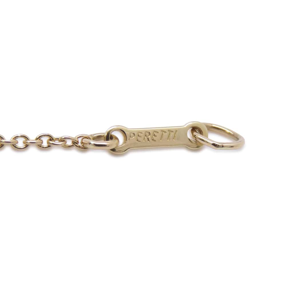 TIFFANY&Co. Teardrop Necklace 18K Yellow Gold