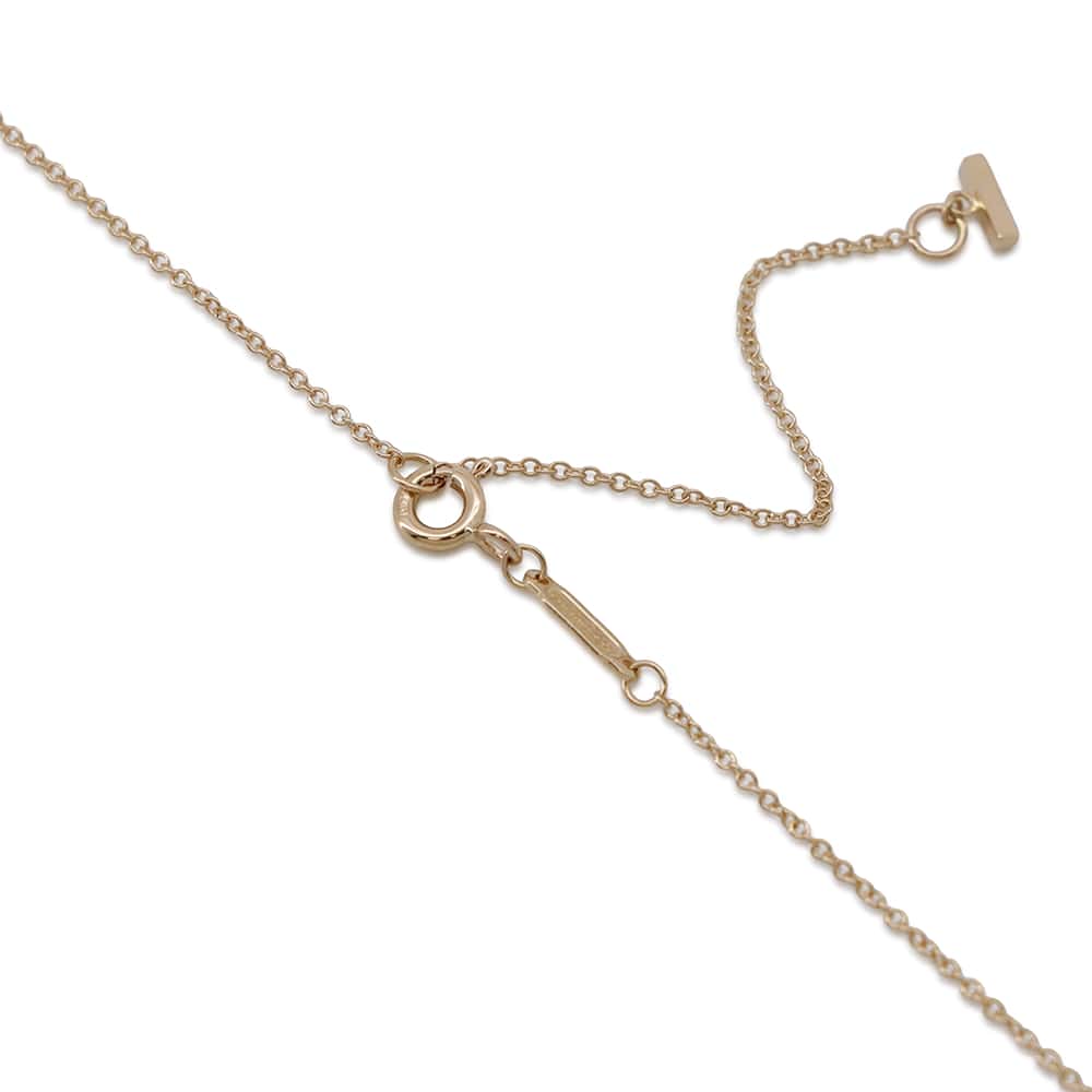 TIFFANY&Co. T Smile Necklace Size Large60011651 18K Pink Gold