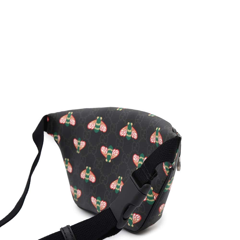 GUCCI B GG Supreme Crossbody Bag Black675181 GG SupremeCanvas