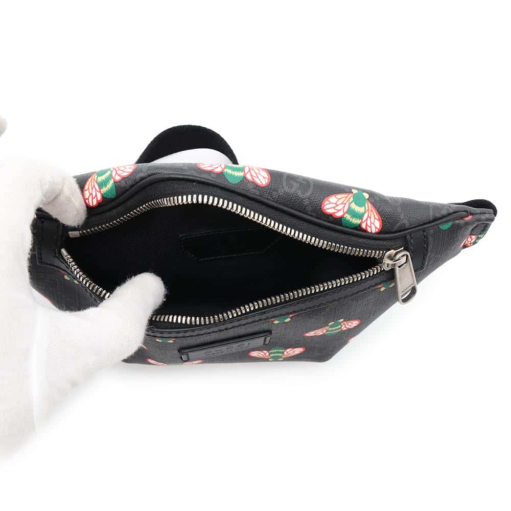 GUCCI B GG Supreme Crossbody Bag Black675181 GG SupremeCanvas
