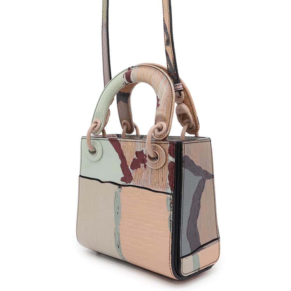 Dior Lady Dior Li Songsong Collaboration Multicolor Leather