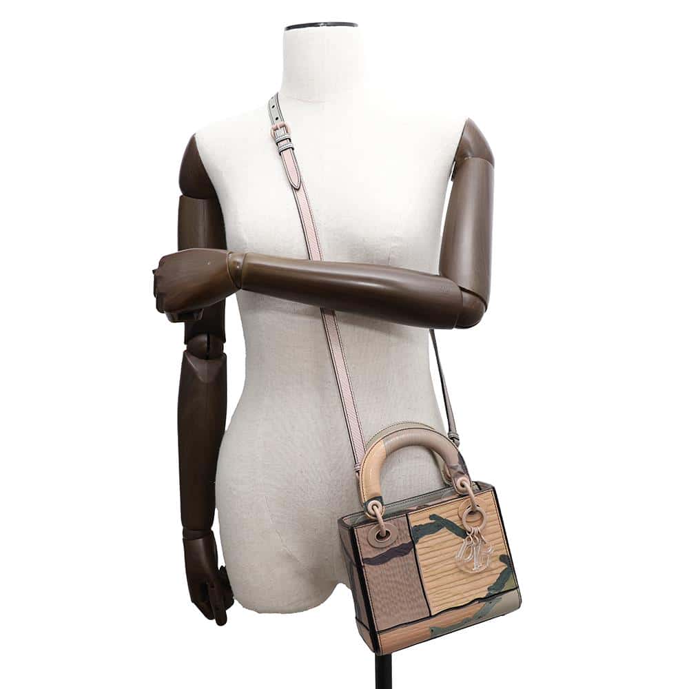 Dior Lady Dior Li Songsong Collaboration Multicolor Leather