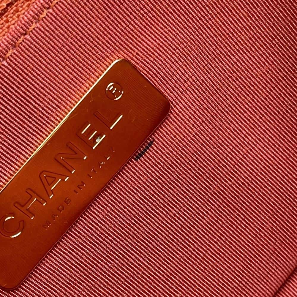 CHANEL Matelasse Camera Shoulder Bag Pink Lambskin