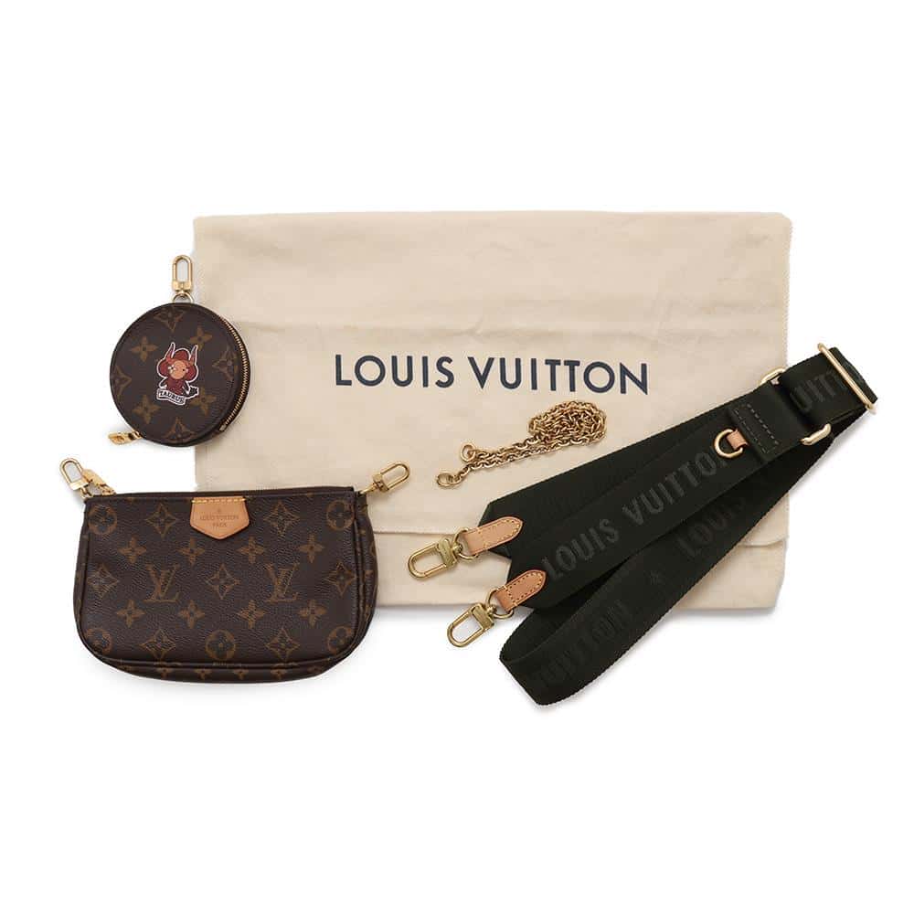 LOUIS VUITTON Multi Pochette Accessoires KhakiM44813 Monogram