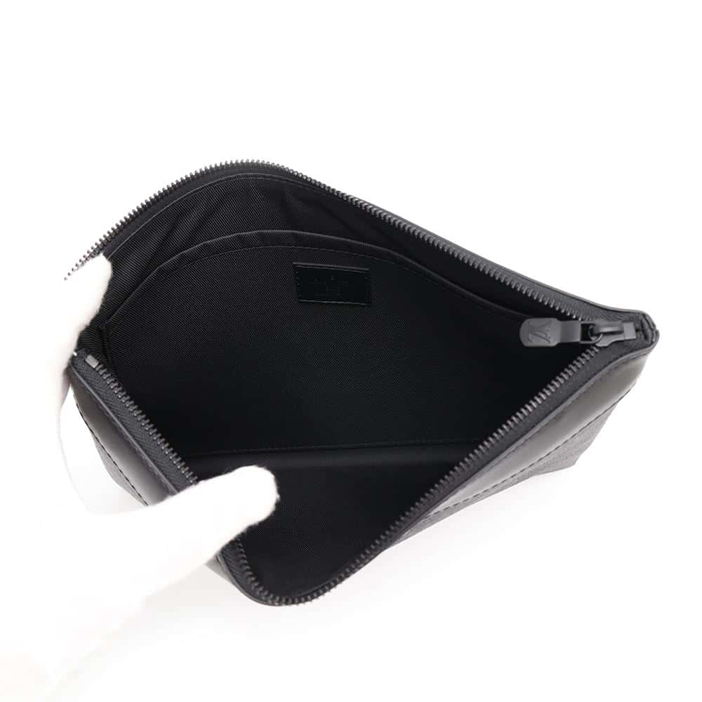 LOUIS VUITTON Pochette to Go NoirM81569 Monogram Eclipse