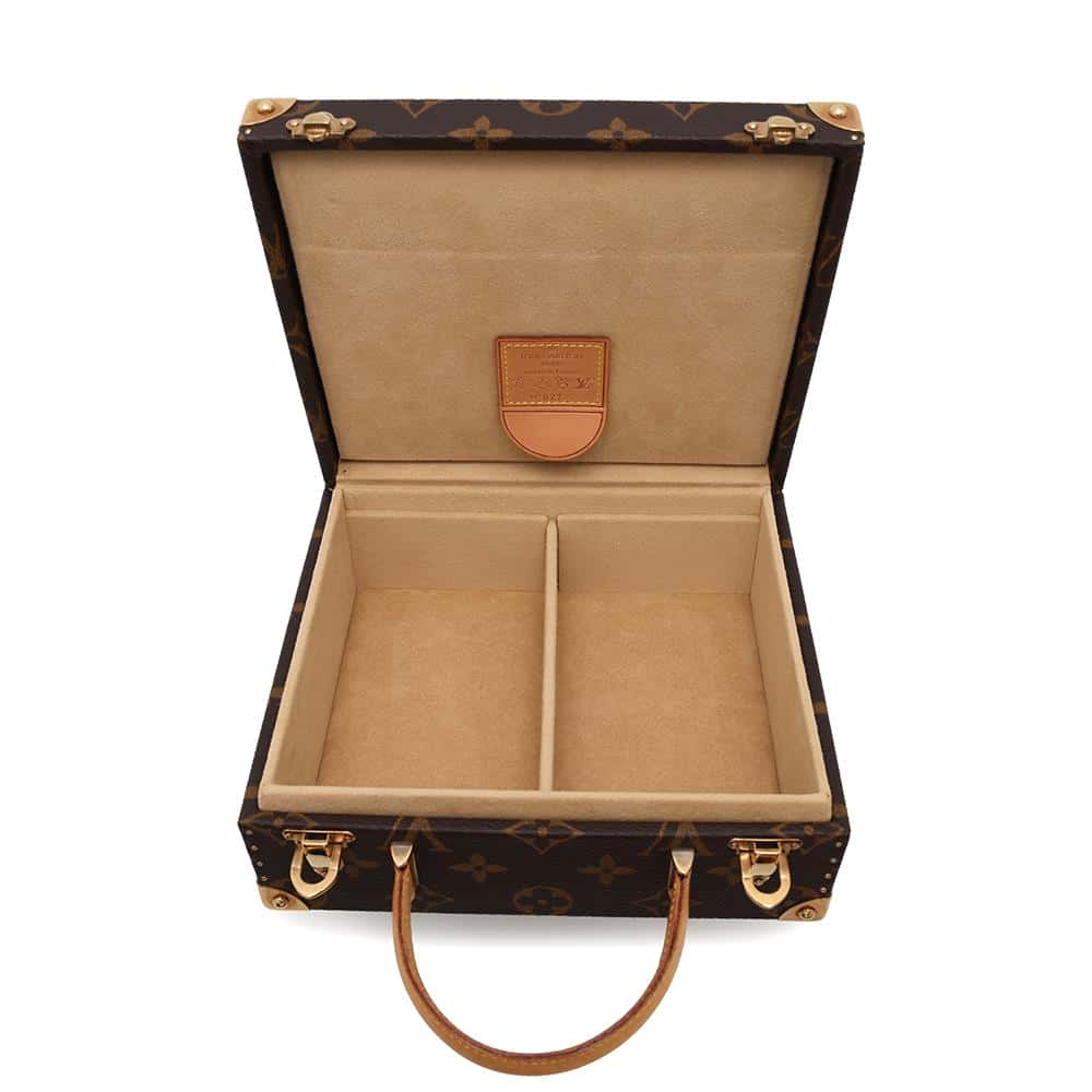 LOUIS VUITTON Flower Hat Man Jewelry Box BeigeM92475 Monogram
