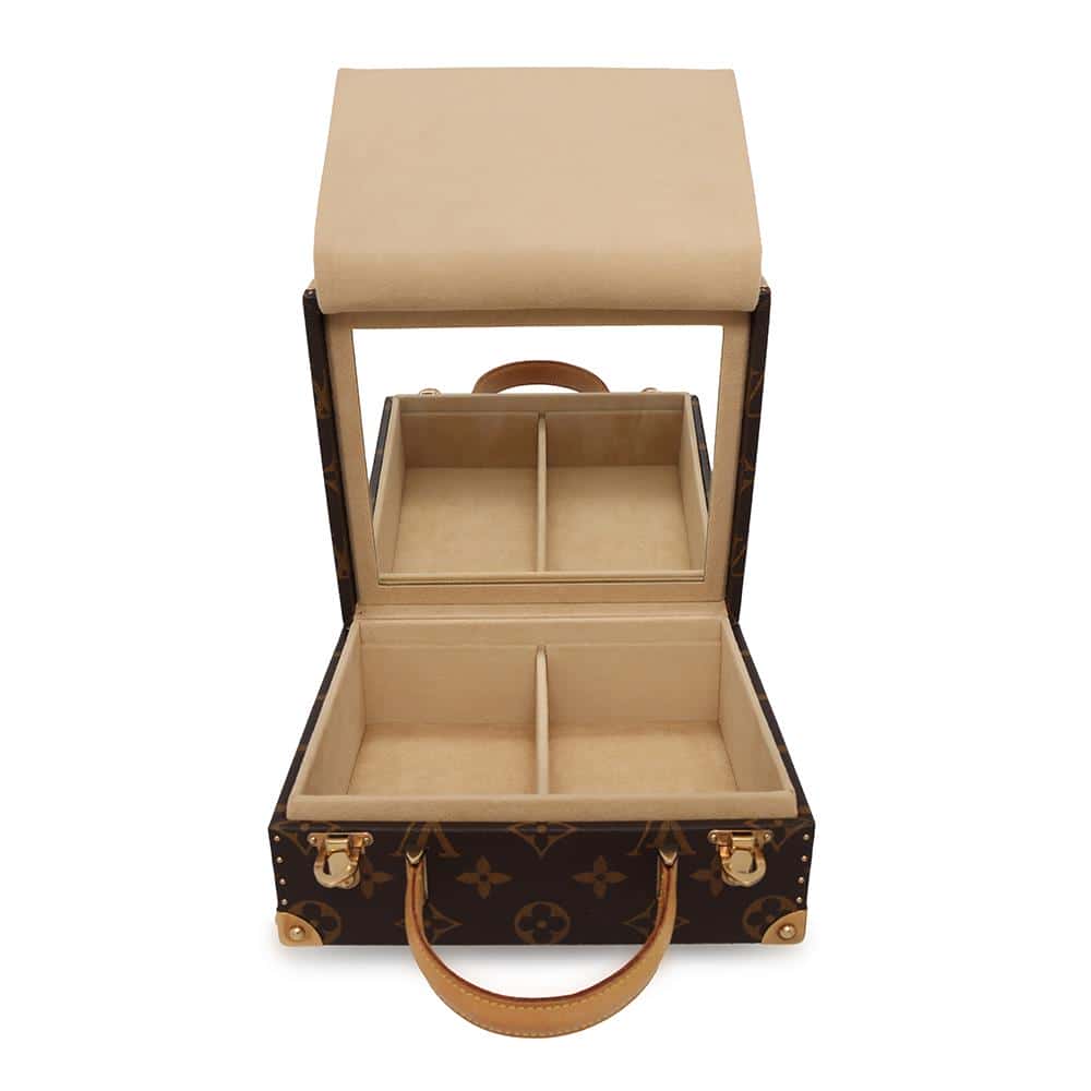 LOUIS VUITTON Flower Hat Man Jewelry Box BeigeM92475 Monogram