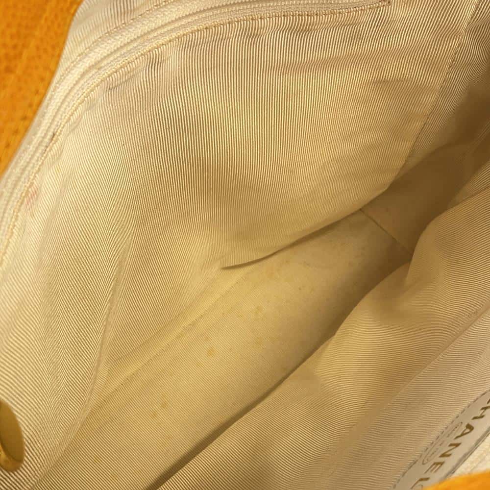 CHANEL Triple Coco ChainShoulder Yellow Caviar Leather