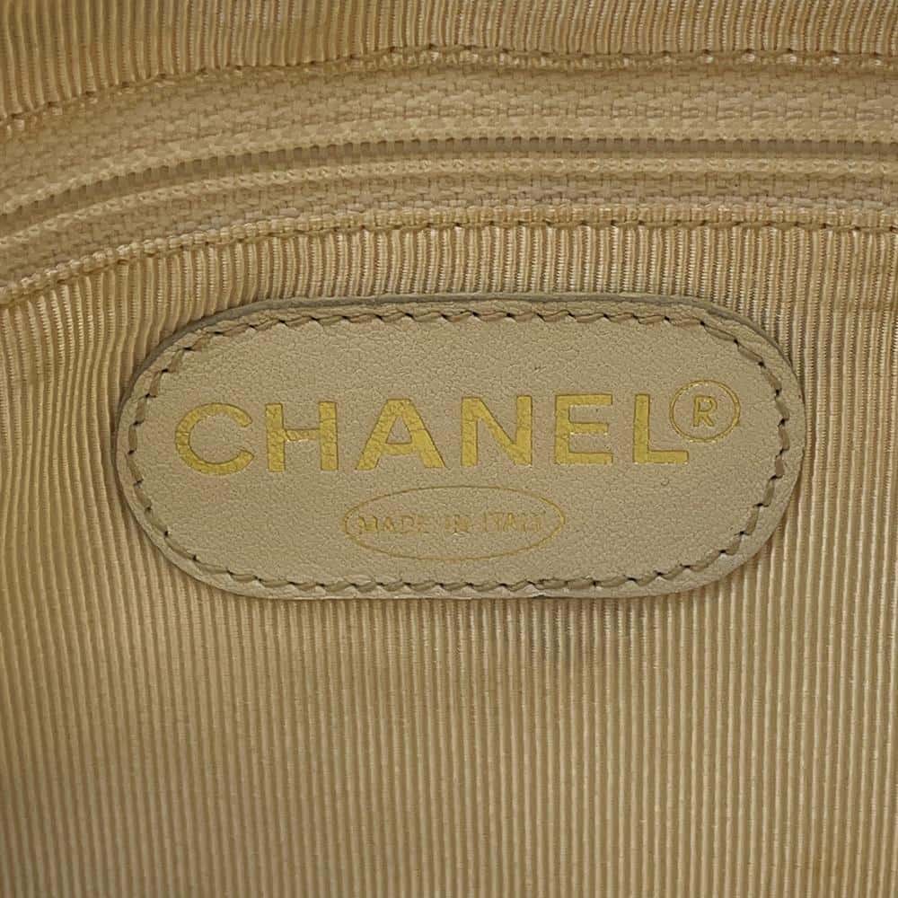 CHANEL Triple Coco ChainShoulder Yellow Caviar Leather