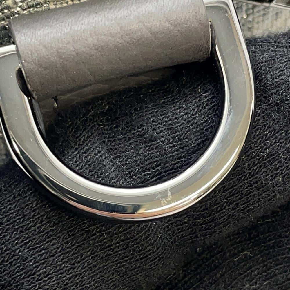 Dior Oblique 2WAY Travel Bag Rango 26 Gray1ADDU114DOS Jacquard Calf Leather Size Gray