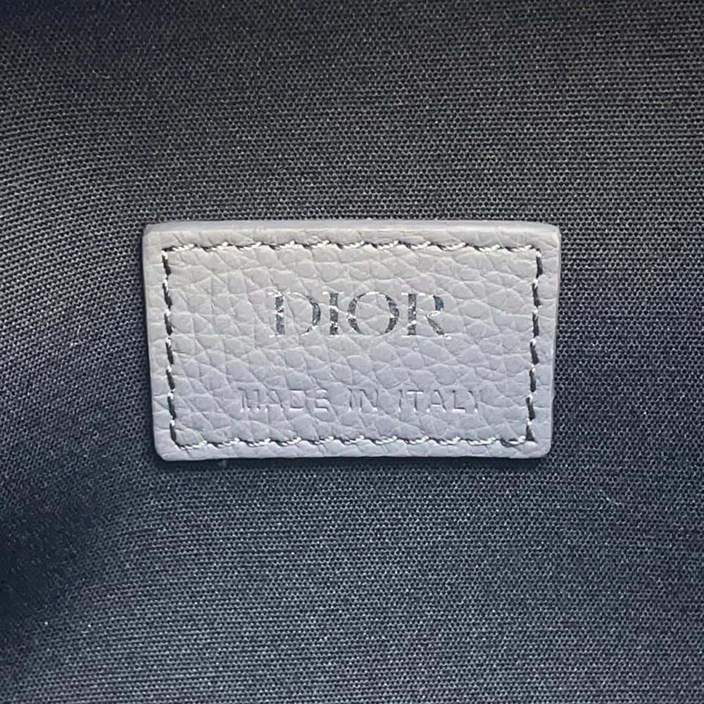 Dior Oblique 2WAY Travel Bag Rango 26 Gray1ADDU114DOS Jacquard Calf Leather Size Gray