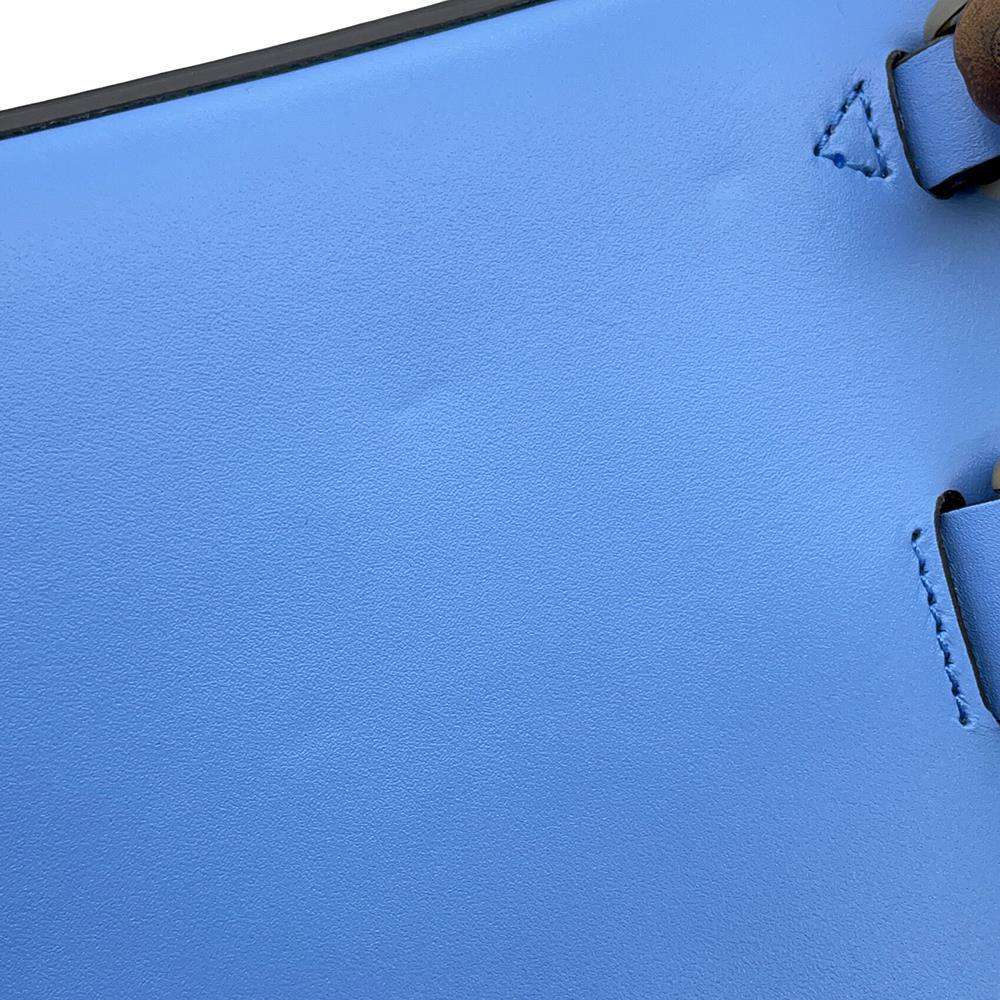 GUCCI Bamboo 3WAYBag Light Blue702106 Leather
