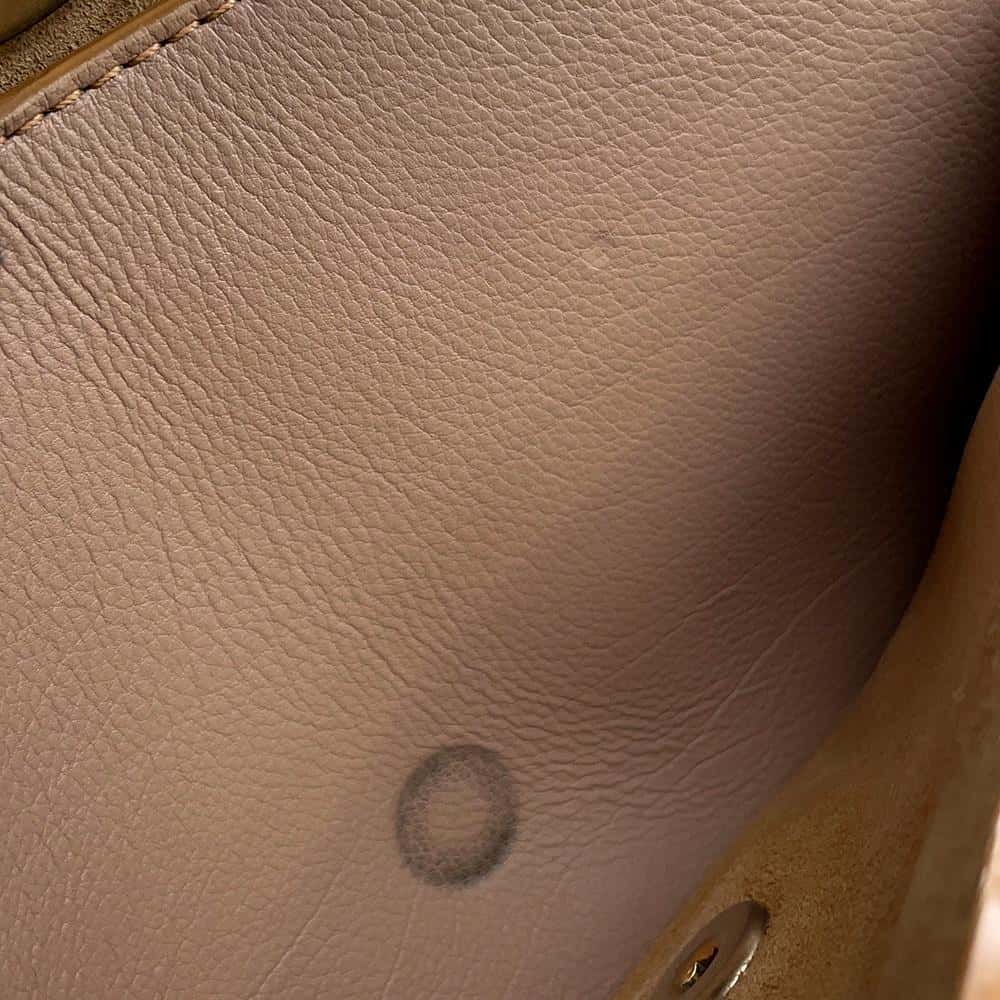 CHANEL Matelasse W-Flap W-Chain Shoulder Bag BeigeA01112 Leather