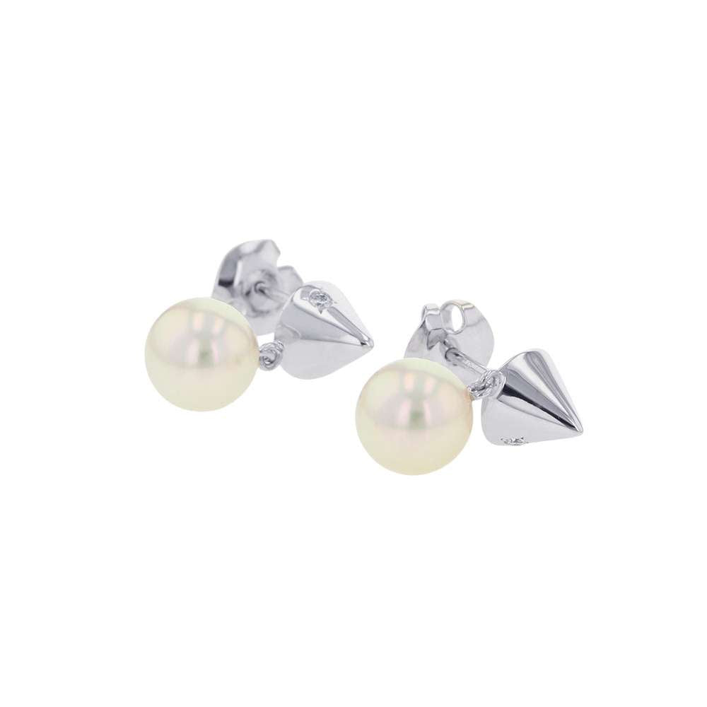 TASAKI Refined Rebellion Plus Earrings 18K White Gold