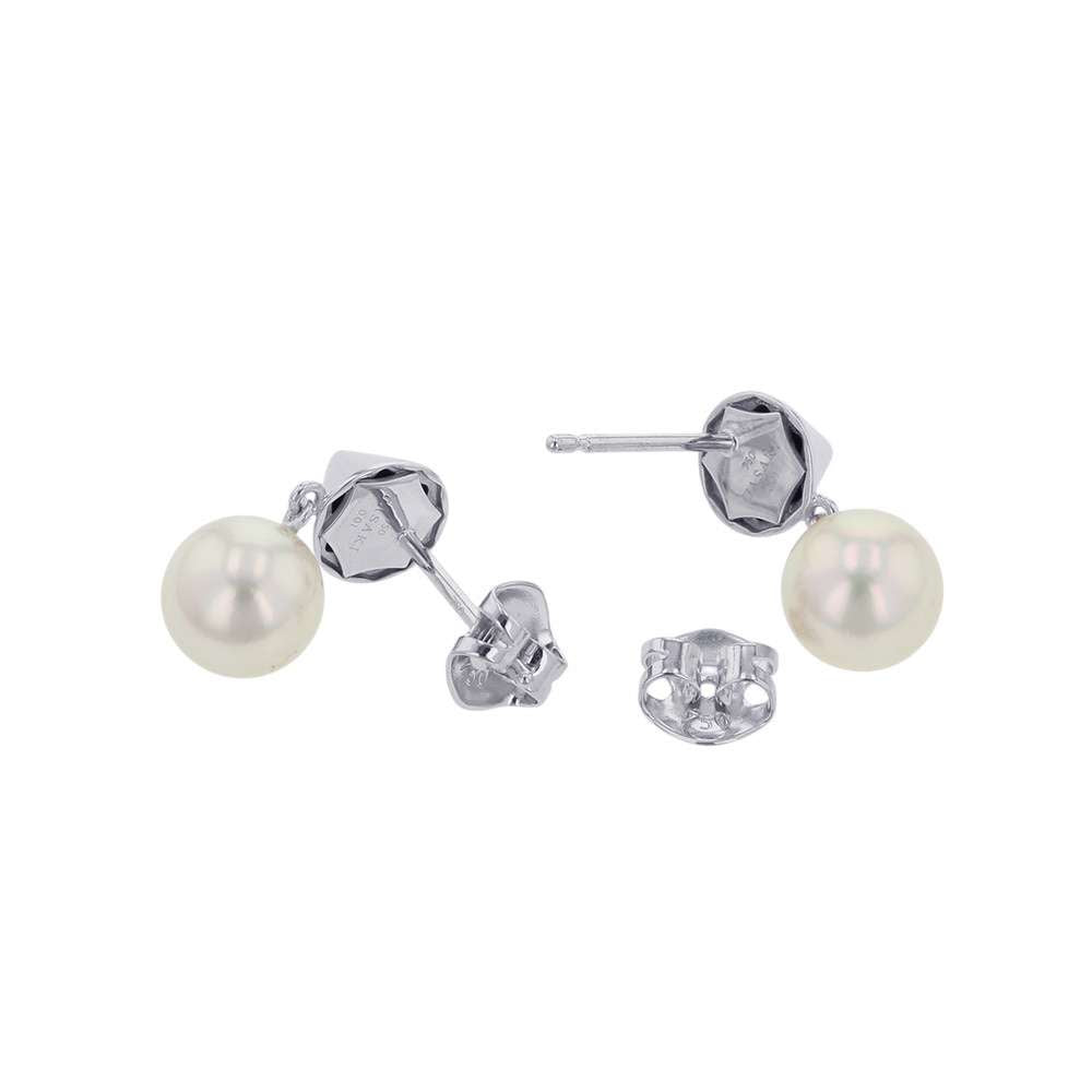 TASAKI Refined Rebellion Plus Earrings 18K White Gold