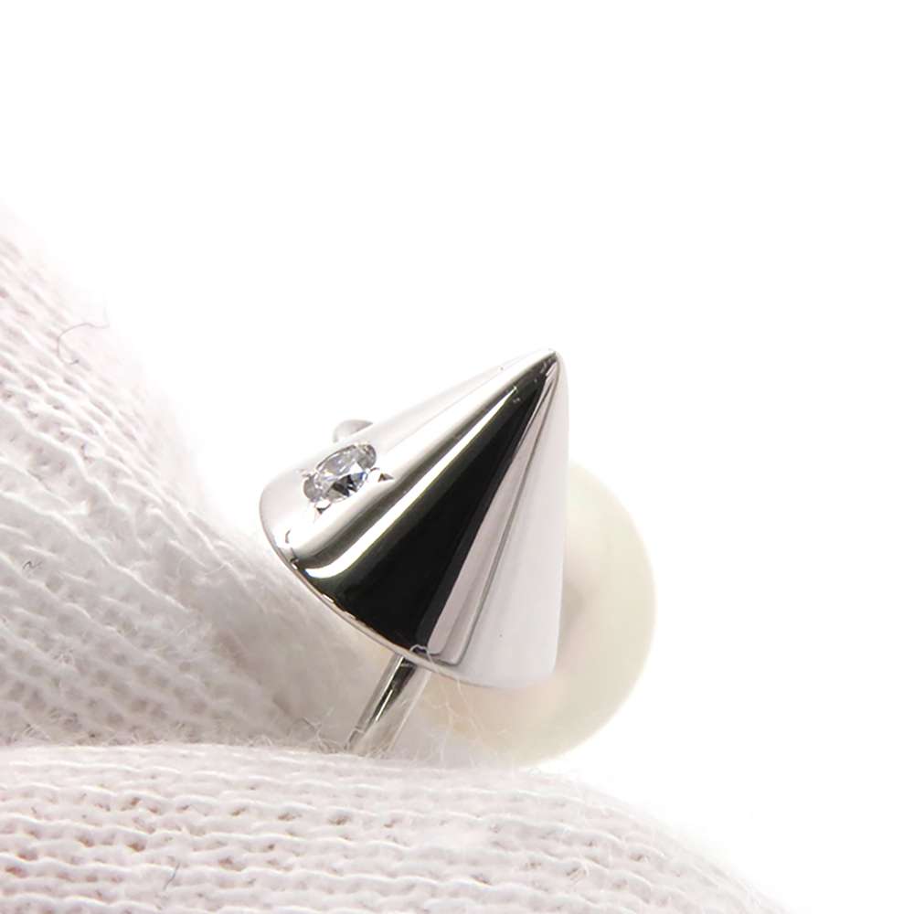 TASAKI Refined Rebellion Plus Earrings 18K White Gold