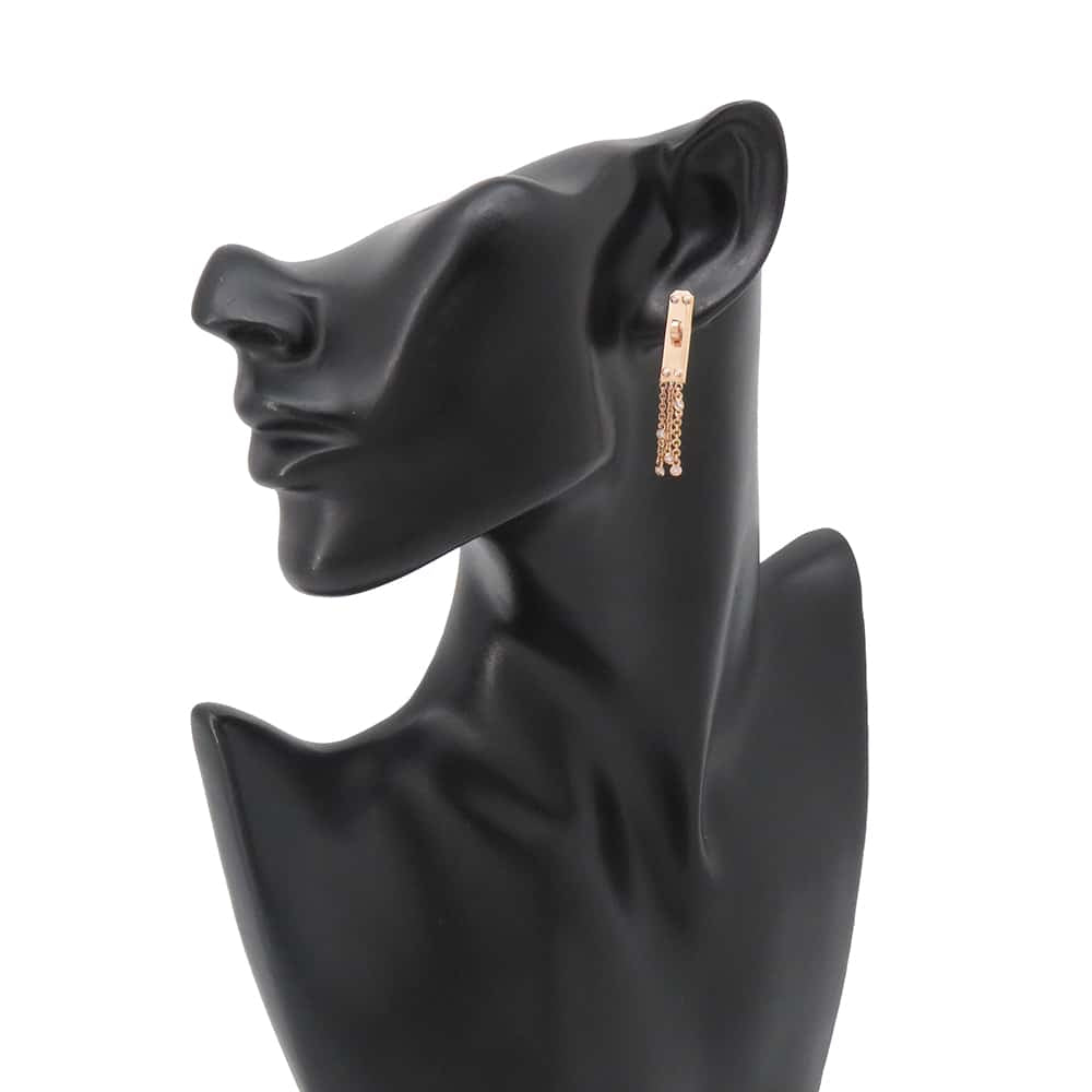 HERMES Earrings 《Kelly Gavroche》 18K Pink Gold