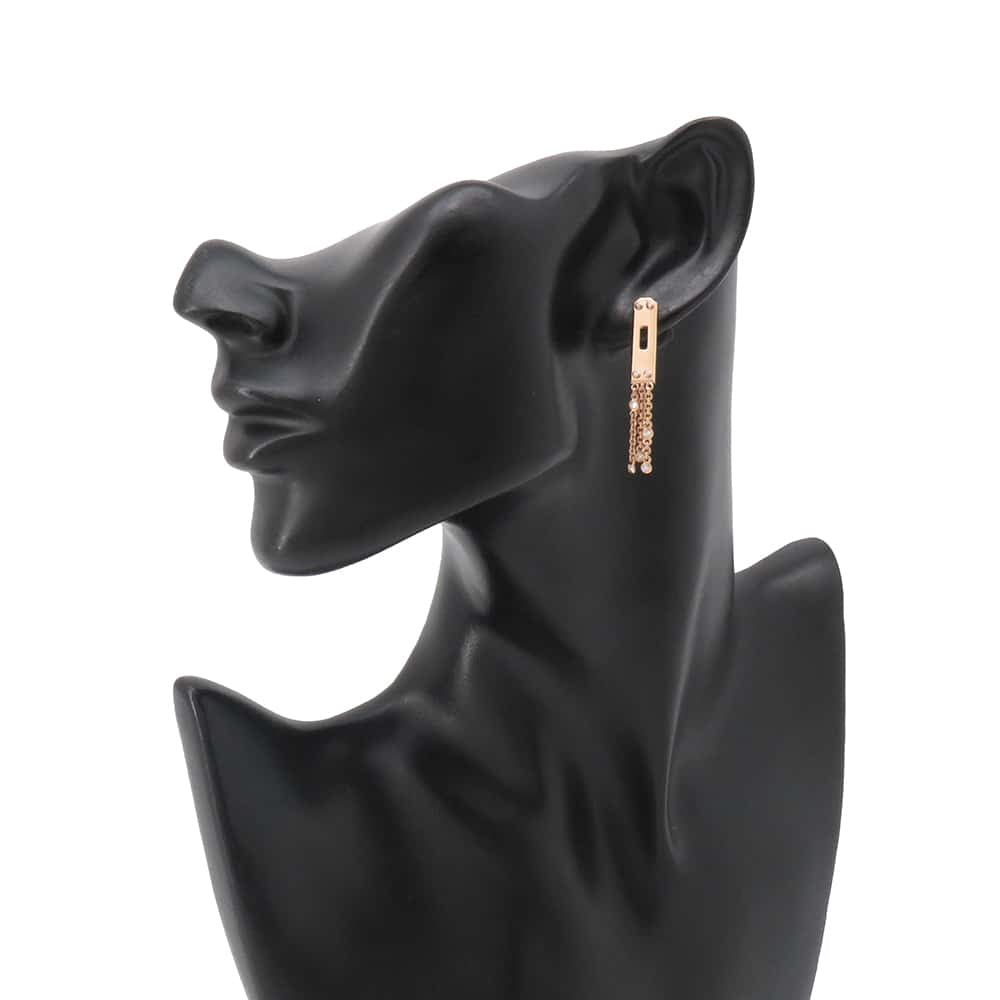 HERMES Earrings 《Kelly Gavroche》 18K Pink Gold