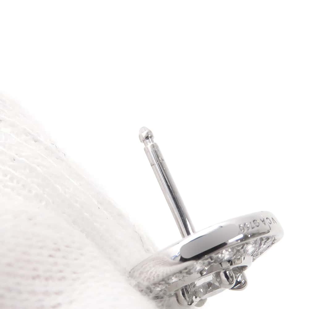 Van Cleef & Arpels Nidoparadis Earrings 18K White Gold