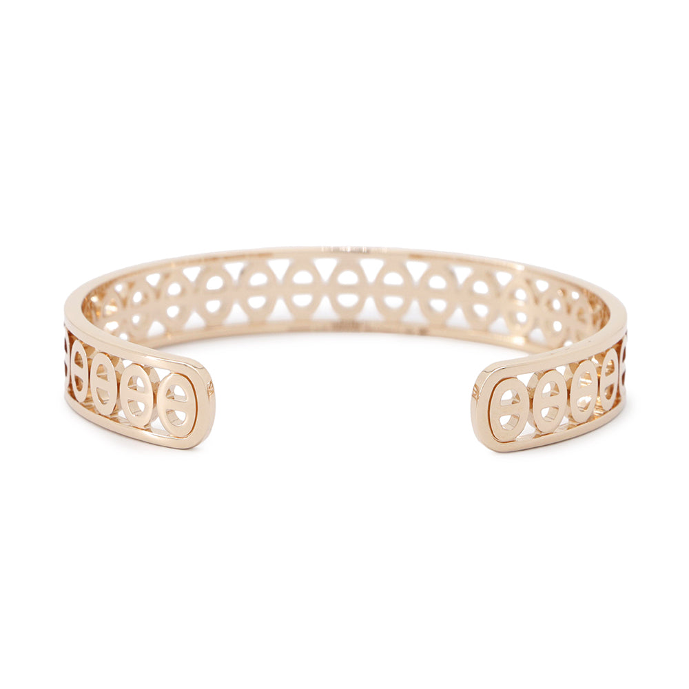 HERMES Chaine d'Ancre Tea Vine Bangle Size ST 18K Pink Gold