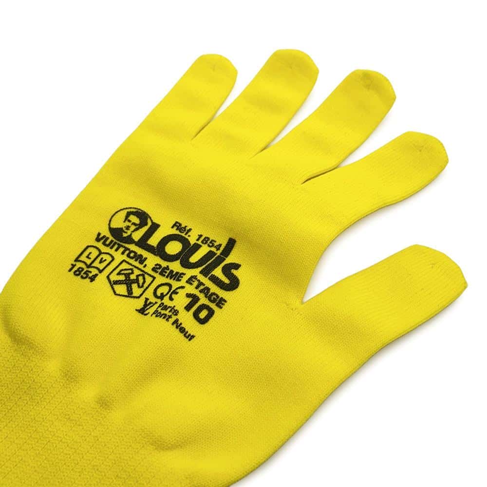 LOUIS VUITTON Gon RGB Gloves YellowMP2370 Cotton100%
