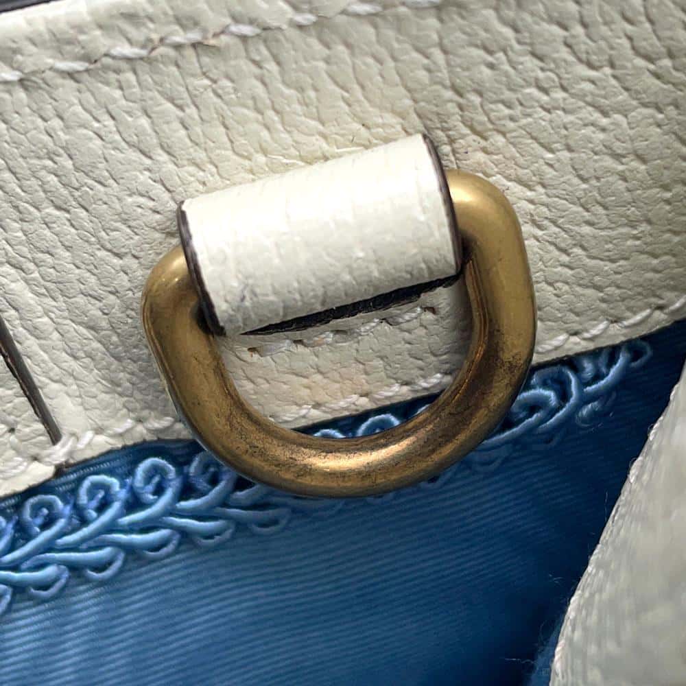 GUCCI Garden 2WAY Handbag Ivory513909 Leather