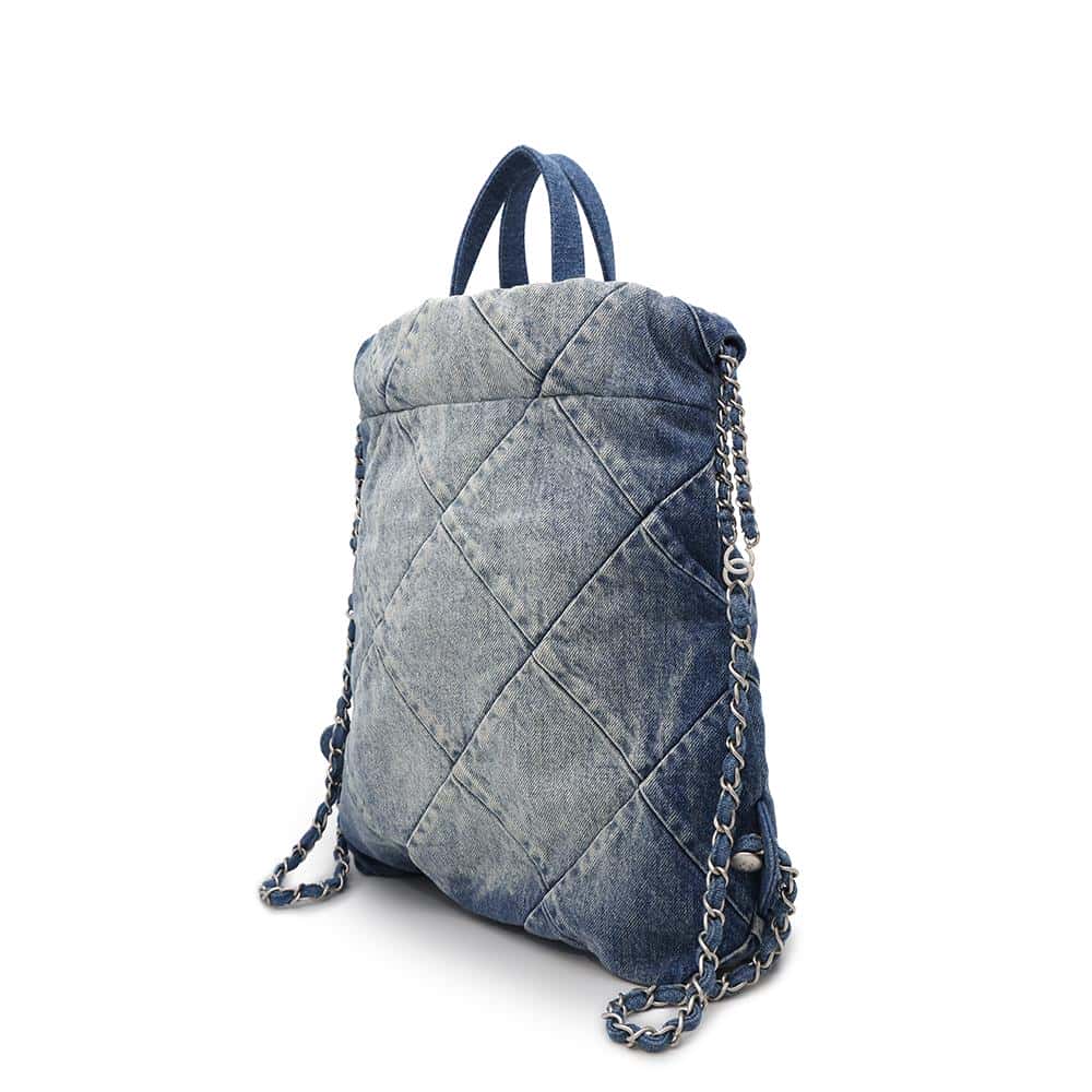CHANEL CHANEL22 Backpack BlueAS3859 Denim