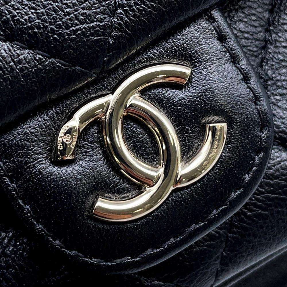 CHANEL Matelasse Mini ChainBackpack BlackAS2908 Lambskin