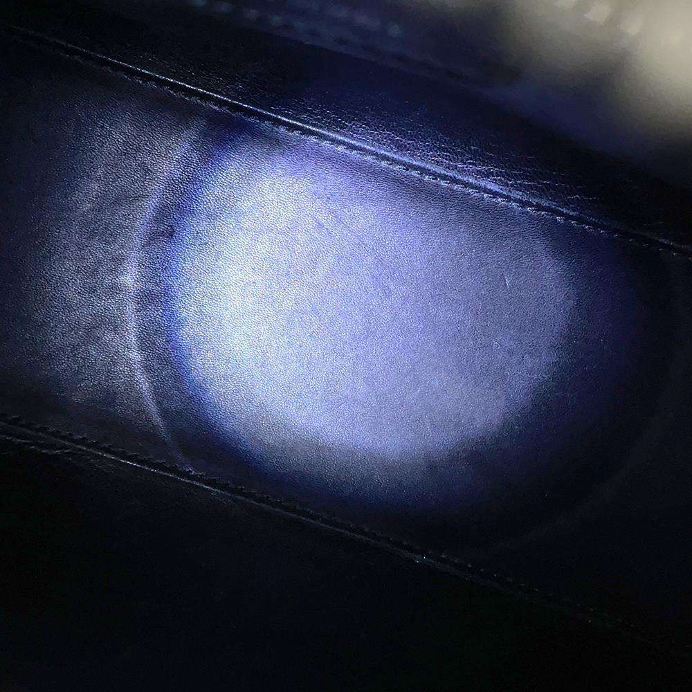 Dior Lady Dior 2WAYHandbag Black Leather Rhinestone