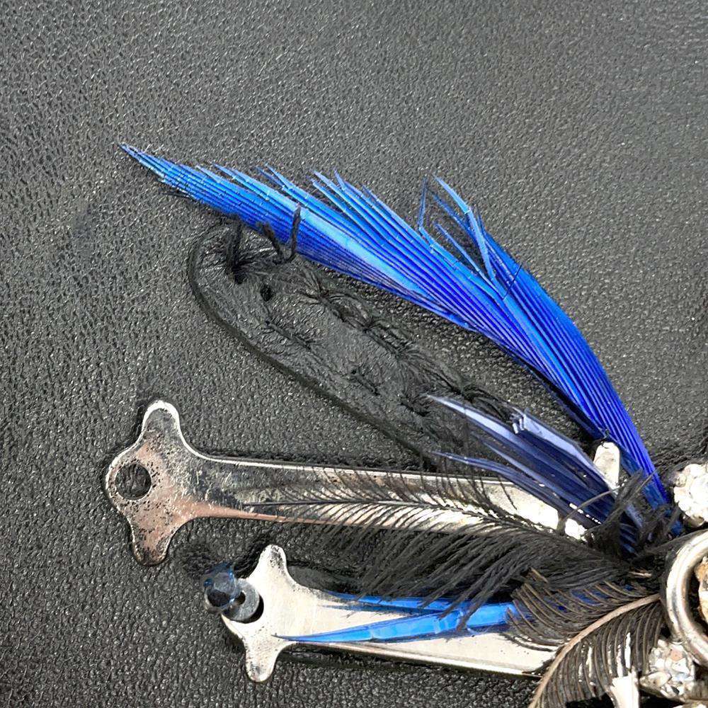 Dior Lady Dior 2WAYHandbag Black Leather Rhinestone