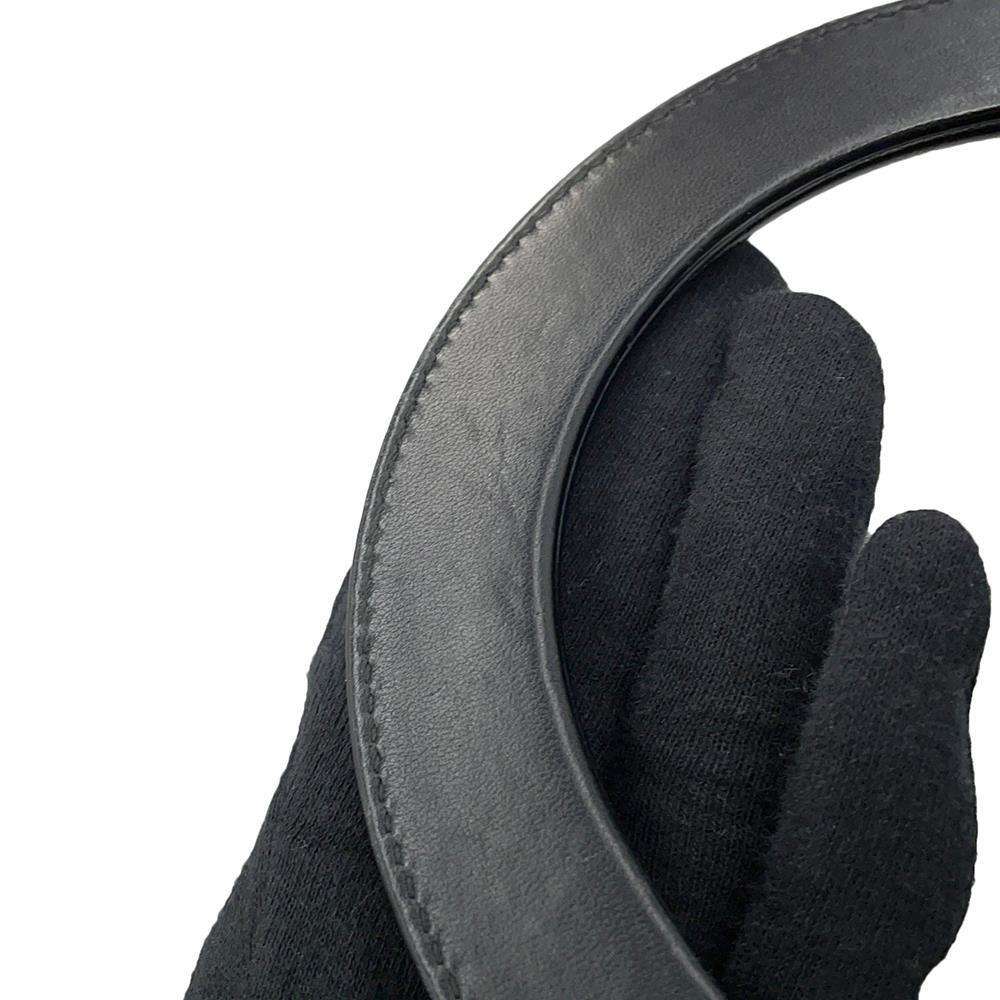 Dior Lady Dior 2WAYHandbag Black Leather Rhinestone