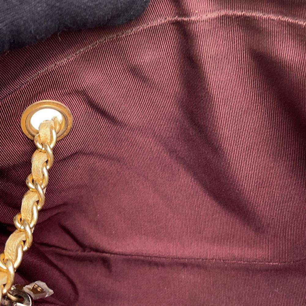 CHANEL Chevron ChainShoulder Bag Black/GoldA90807 Lambskin