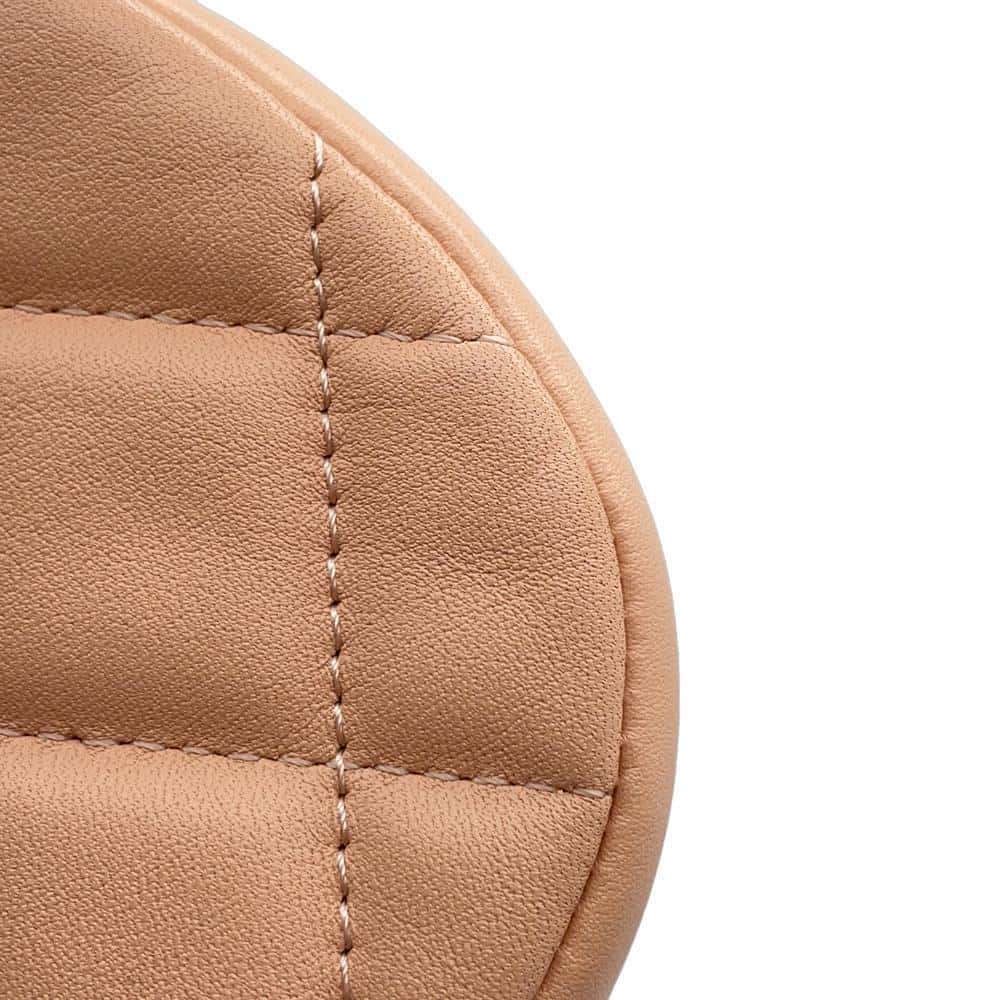 CHANEL Matelasse Mini Chain Shoulder Bag PinkAP2344 Lambskin