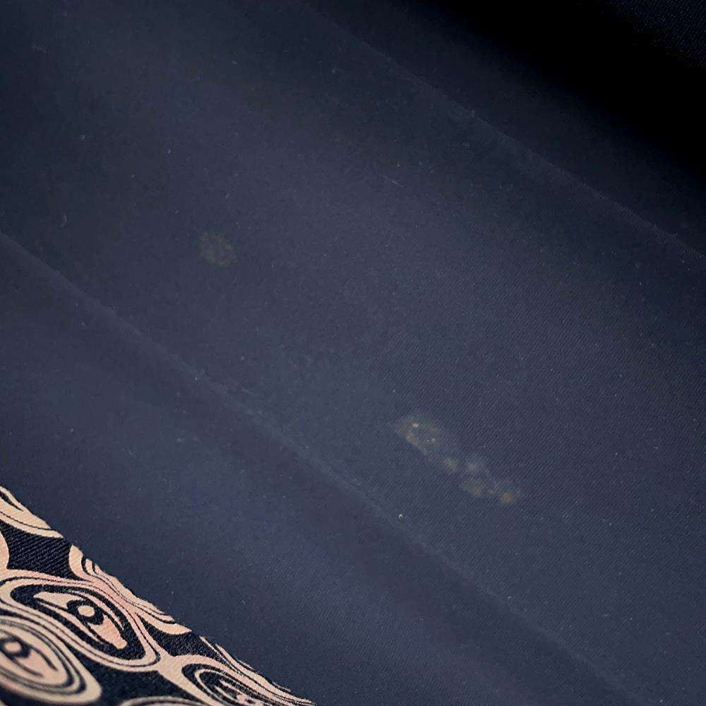 CHANEL CC Logo Handbag Black/BeigeA21403 CottonJersy Leather