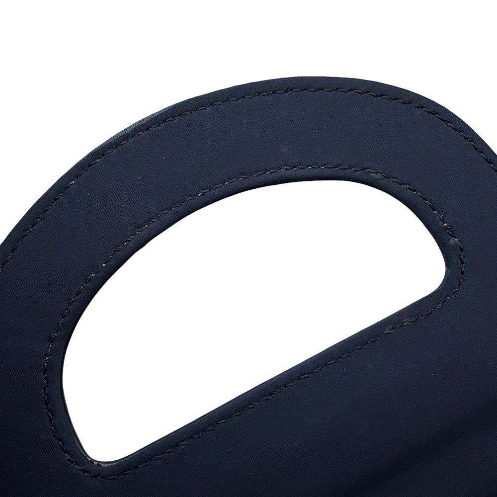 CHANEL CC Logo Handbag Black/BeigeA21403 CottonJersy Leather