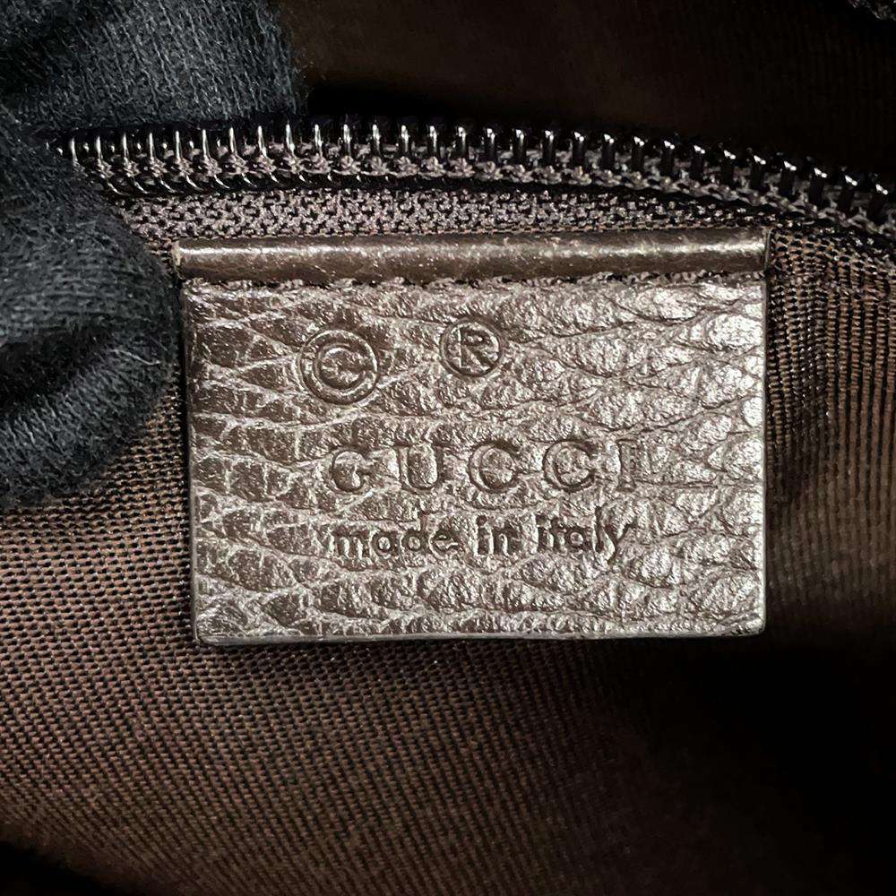 GUCCI GG Canvas Shoulder Bag Brown/Beige449173 Canvas Leather