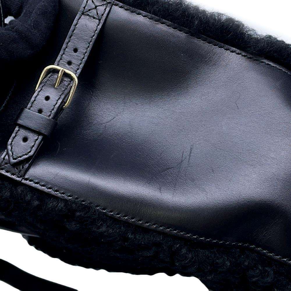 BALENCIAGA Padlock Nude Mini 2WAYHandbag Black347237 Mouton Leather