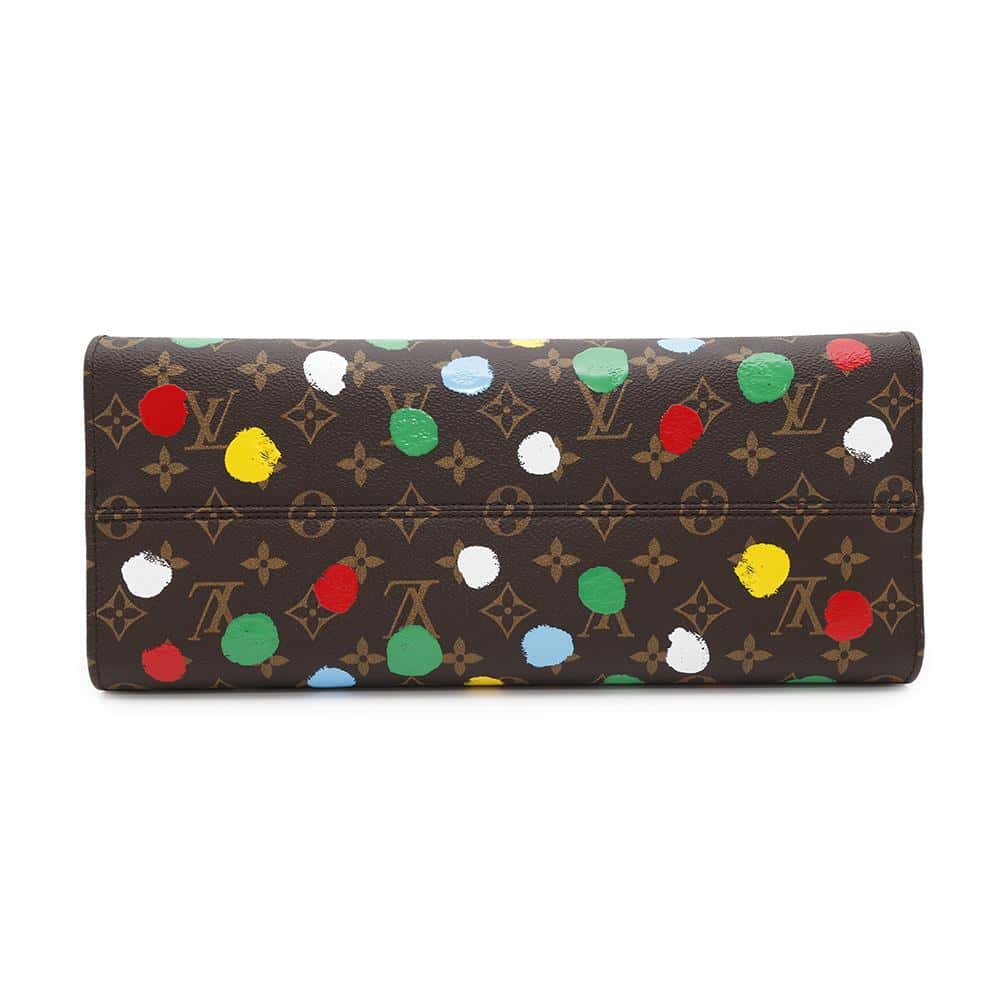 LOUIS VUITTON LVxYK Onthego RedM46379 Monogram Painted Dot Size MM