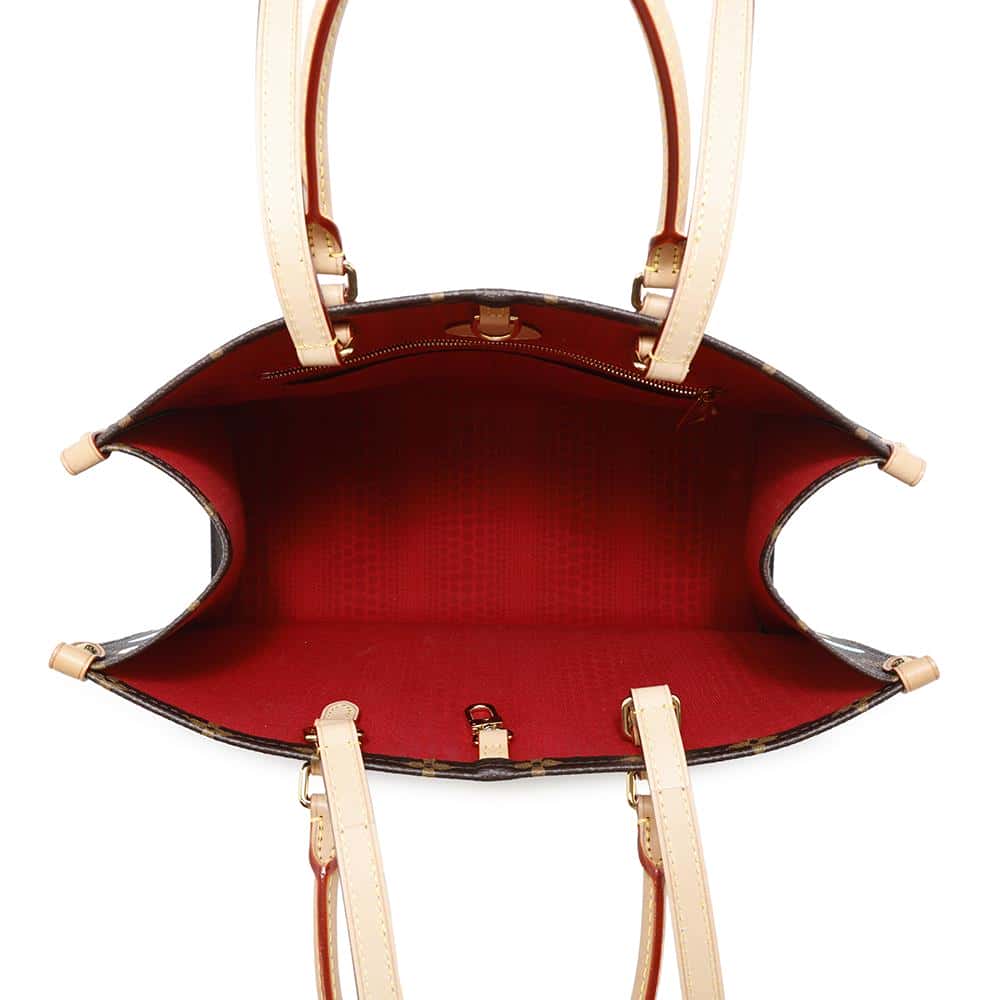 LOUIS VUITTON LVxYK Onthego RedM46379 Monogram Painted Dot Size MM