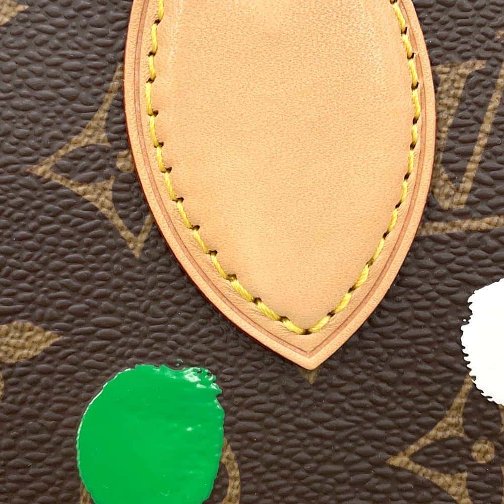 LOUIS VUITTON LVxYK Onthego RedM46379 Monogram Painted Dot Size MM