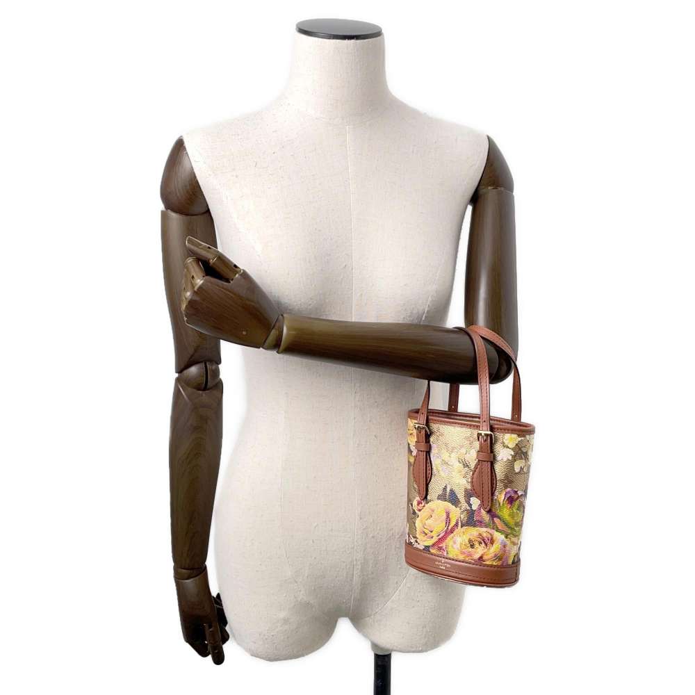 LOUIS VUITTON Nano bucket MetalicGoldM81724 Monogram・Flora Le LV Garden Size Nano