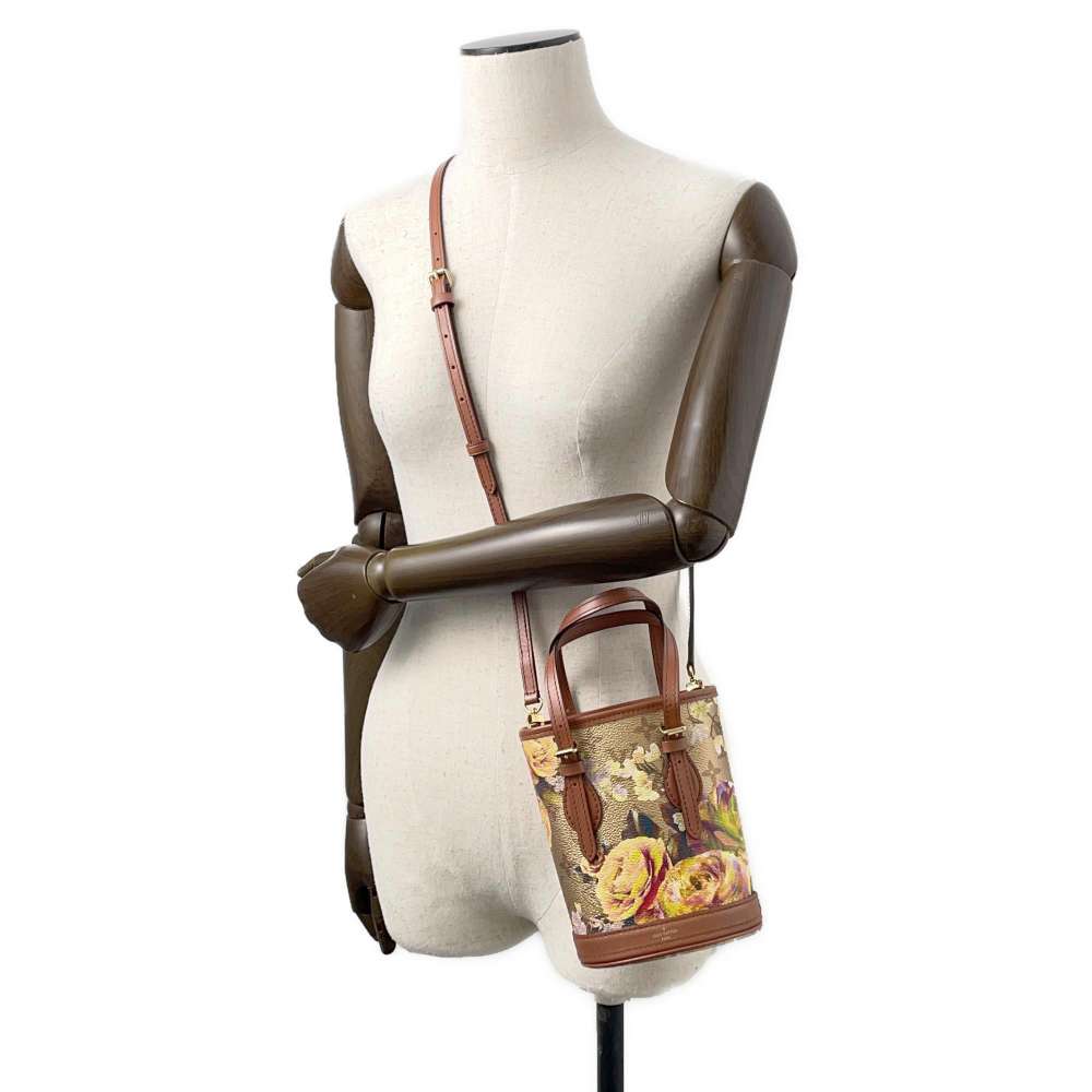 LOUIS VUITTON Nano bucket MetalicGoldM81724 Monogram・Flora Le LV Garden Size Nano