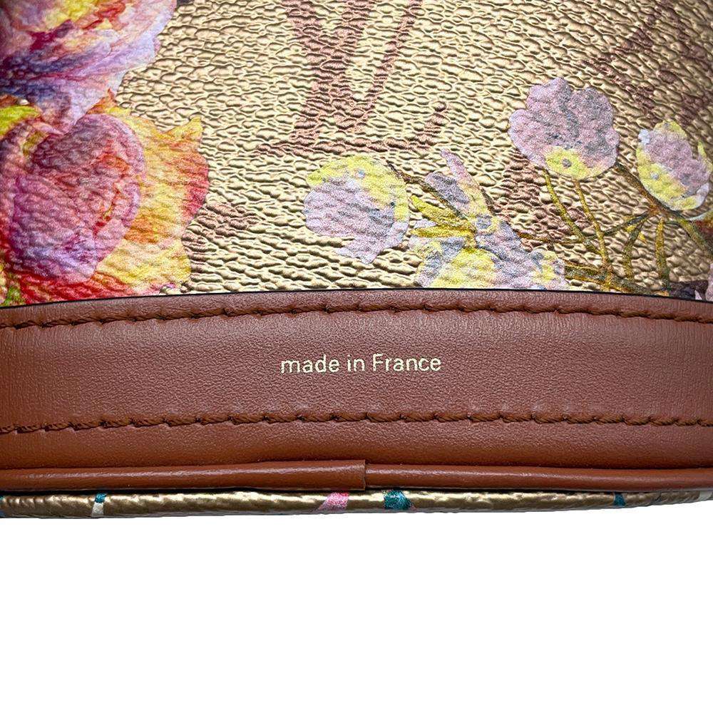 LOUIS VUITTON Nano bucket MetalicGoldM81724 Monogram・Flora Le LV Garden Size Nano
